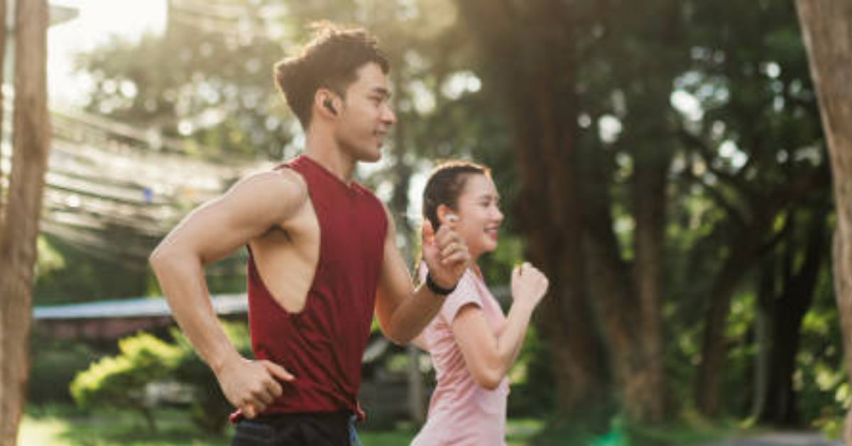 cân bằng điện giải với người chạy bộ